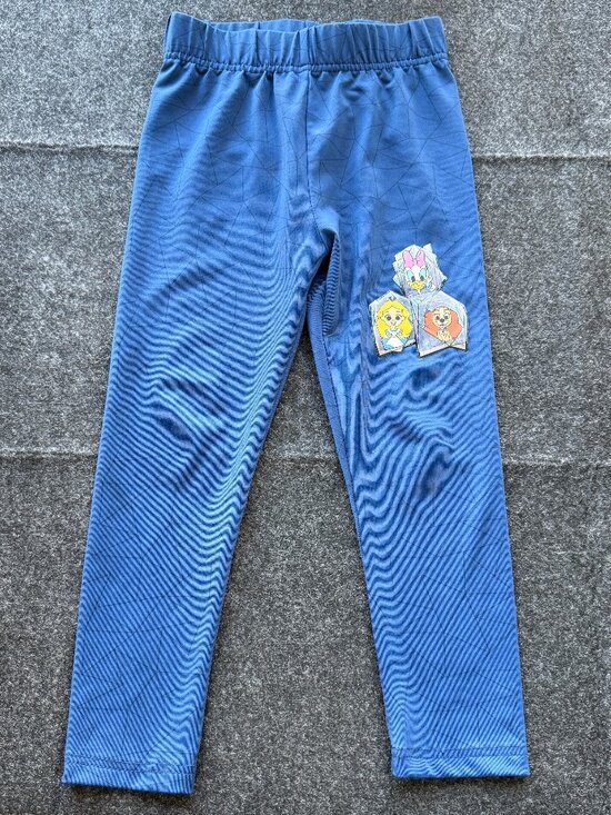 Disney Other - Disney 100 Girls XS Blue Leggings Character Detail